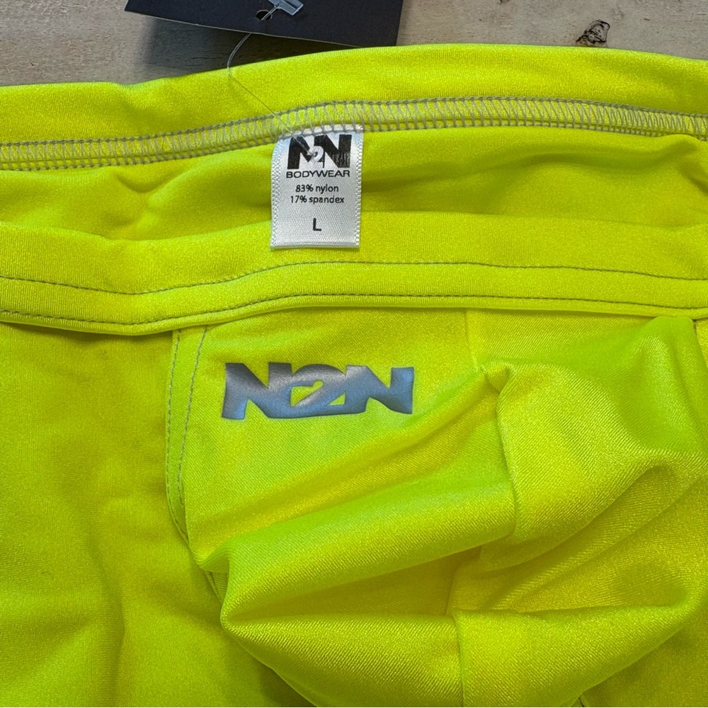N2N BODYWEAR Neon Yellow Celebration Bikini Swimsuit - Picture 6 of 11